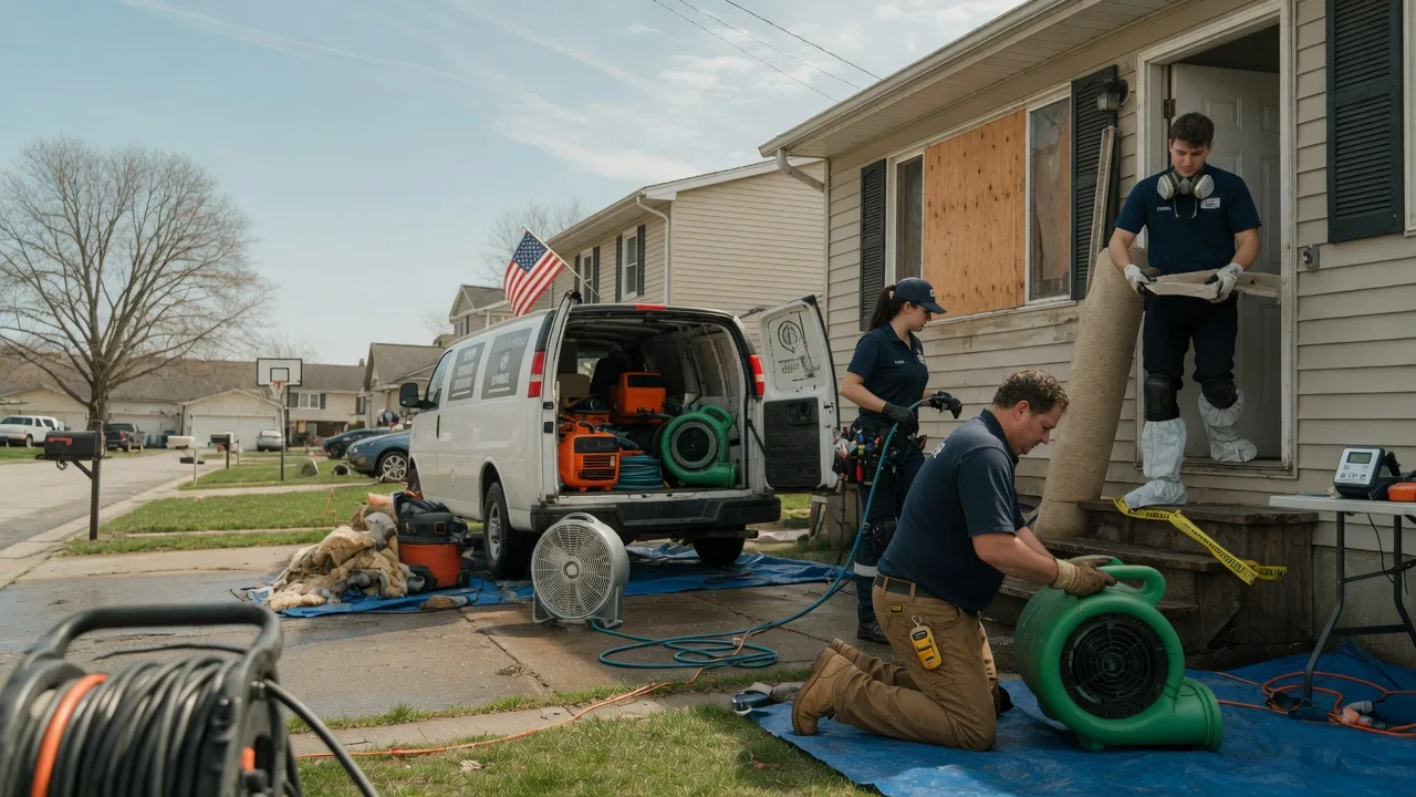 Water Damage Restoration in Marietta, IL near me